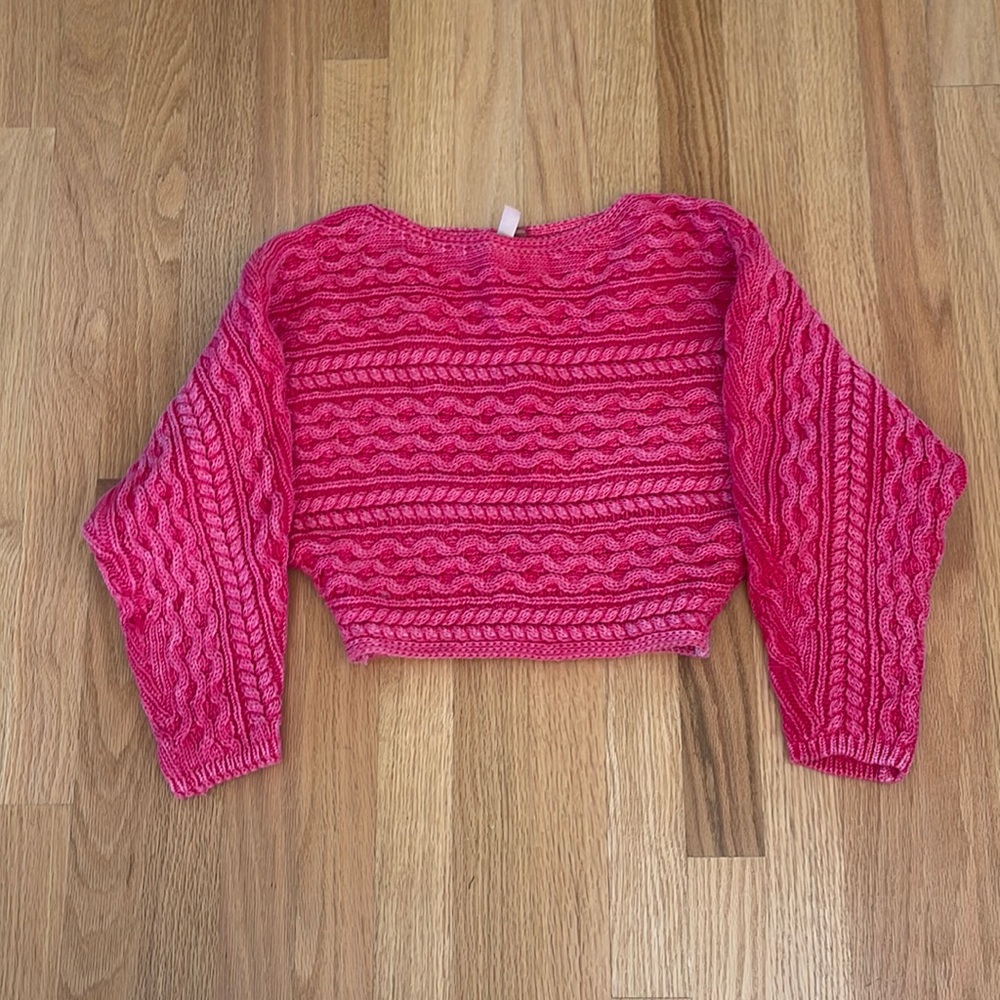 Anthropologie cropped sweater